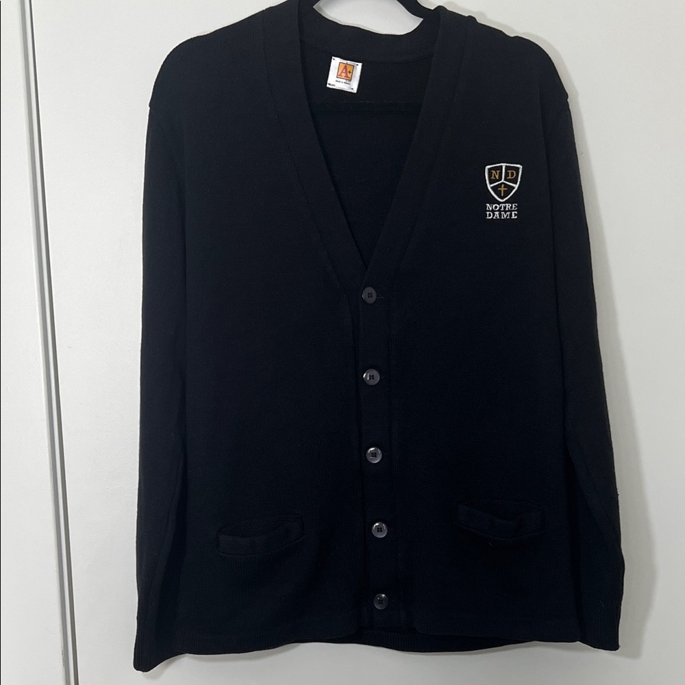 Official Notre Dame Collegiate Cardigan Sweater